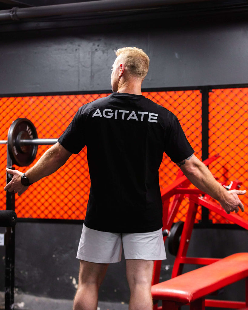 Lightweight oversized fitness t-shirt for dads, gym to streetwear